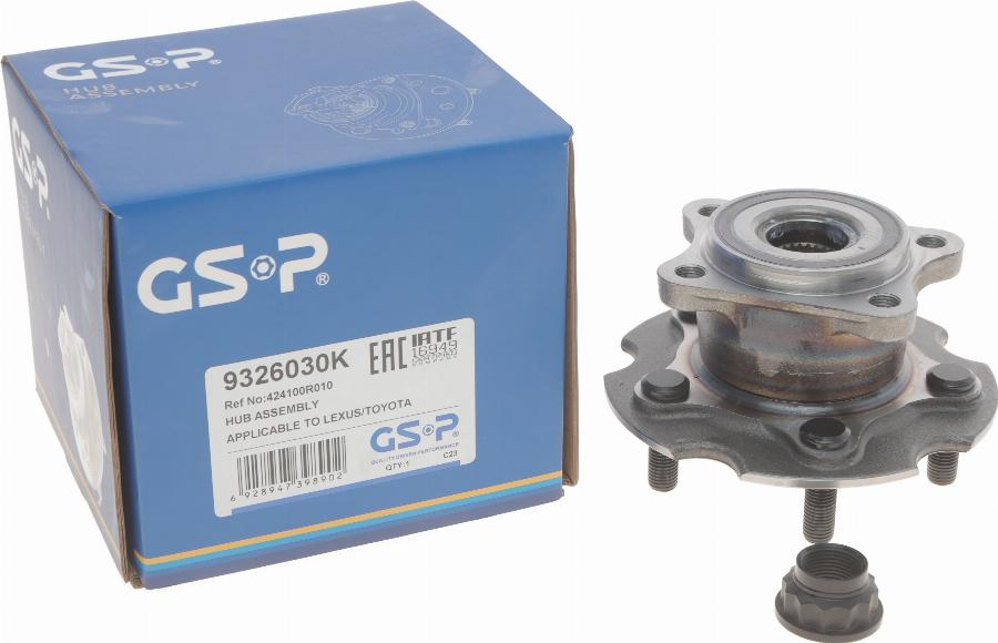 GSP 9326030K - Kit cuscinetto ruota autozon.pro