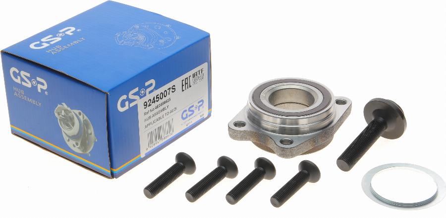 GSP 9245007S - Kit cuscinetto ruota autozon.pro