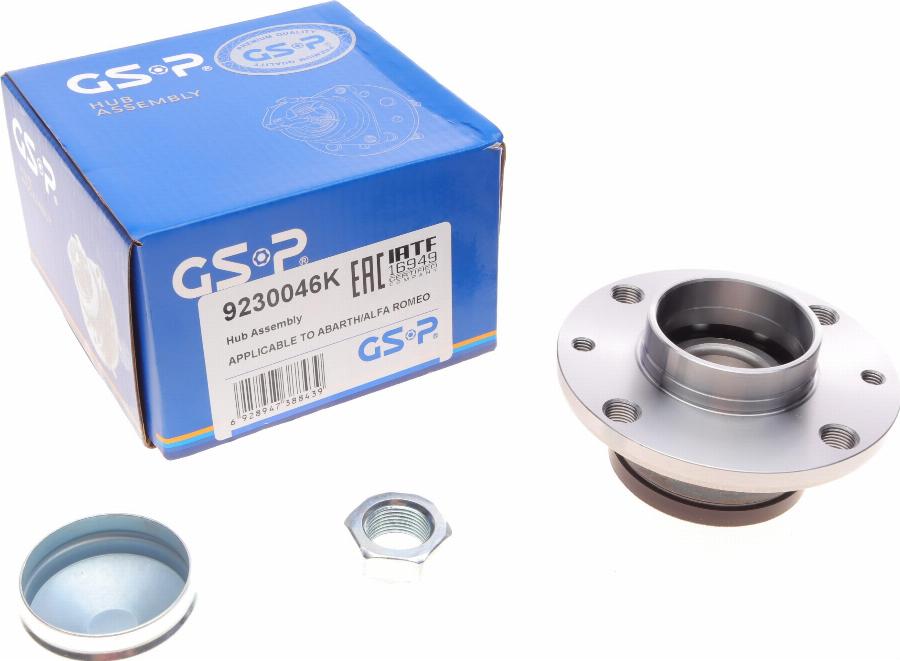 GSP 9230046K - Kit cuscinetto ruota autozon.pro