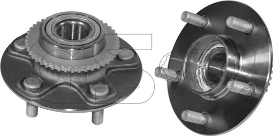 GSP 9230052 - Kit cuscinetto ruota autozon.pro