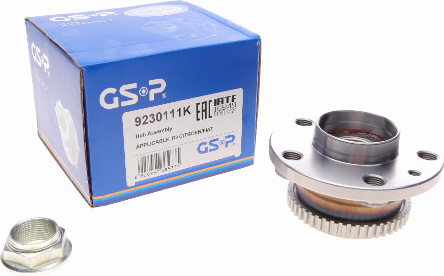 GSP 9230111K - Kit cuscinetto ruota autozon.pro