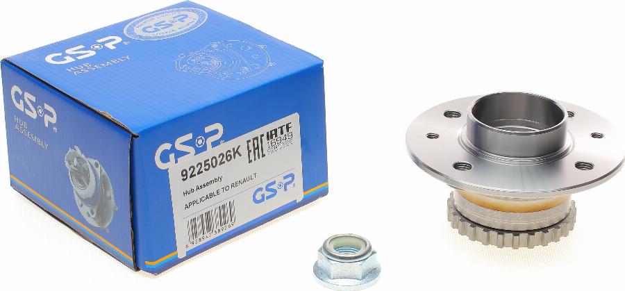 GSP 9225026K - Kit cuscinetto ruota autozon.pro