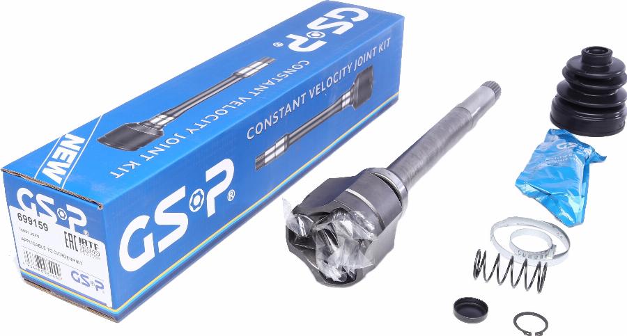 GSP 699159 - Kit giunti, Semiasse autozon.pro