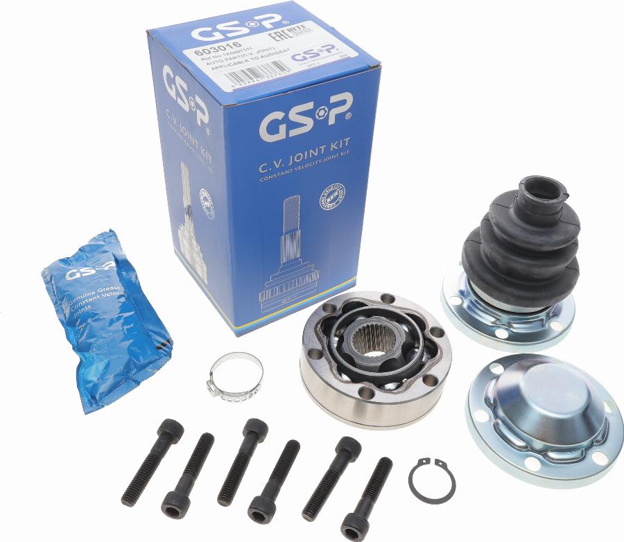 GSP 603016 - Kit giunti, Semiasse autozon.pro