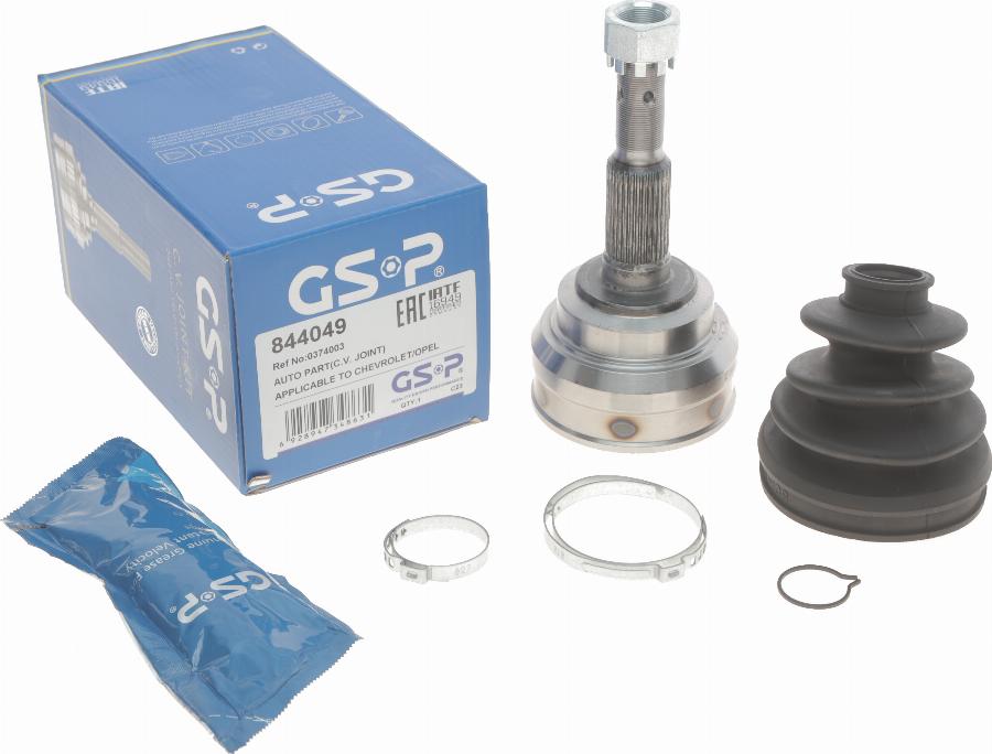 GSP 844049 - Kit giunti, Semiasse autozon.pro