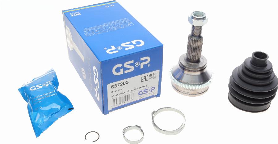 GSP 857203 - Kit giunti, Semiasse autozon.pro