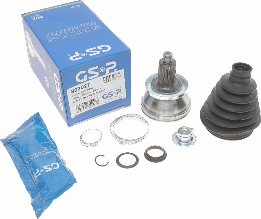 GSP 803027 - Kit giunti, Semiasse autozon.pro