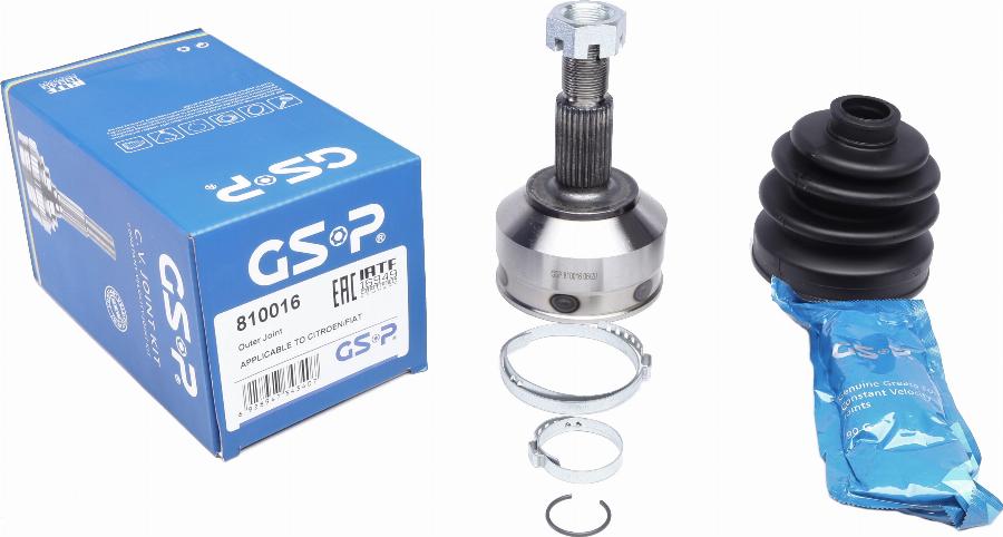 GSP 810016 - Kit giunti, Semiasse autozon.pro