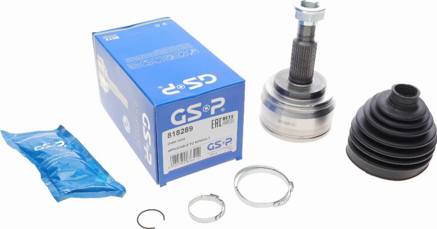 GSP 818289 - Kit giunti, Semiasse autozon.pro