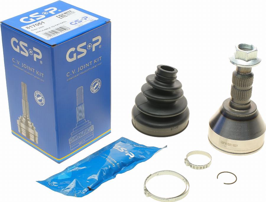 GSP 817051 - Kit giunti, Semiasse autozon.pro