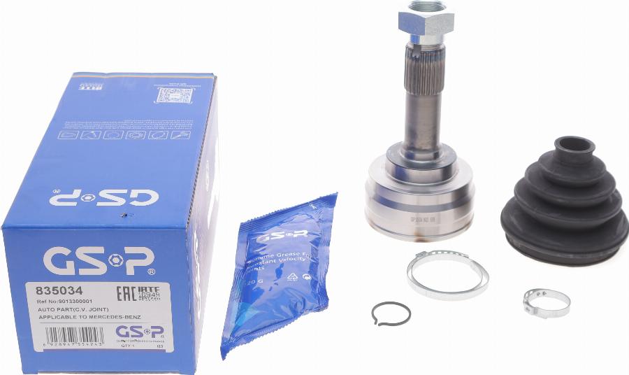 GSP 835034 - Kit giunti, Semiasse autozon.pro