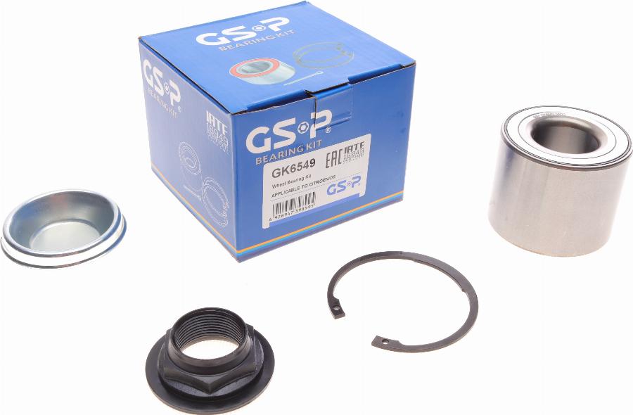 GSP GK6549 - Kit cuscinetto ruota autozon.pro