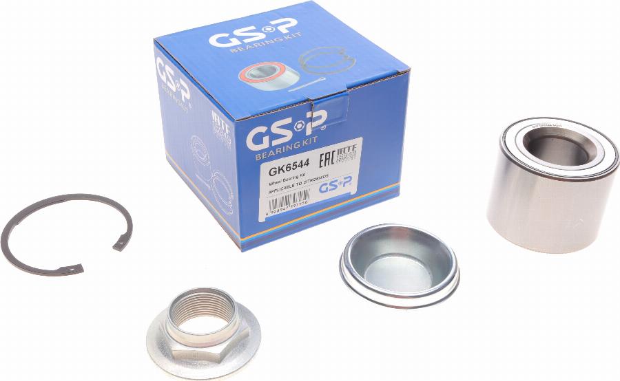 GSP GK6544 - Kit cuscinetto ruota autozon.pro