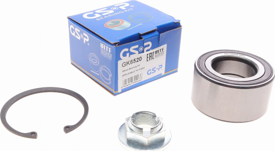 GSP GK6520 - Kit cuscinetto ruota autozon.pro