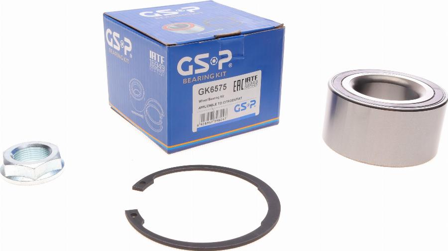 GSP GK6575 - Kit cuscinetto ruota autozon.pro