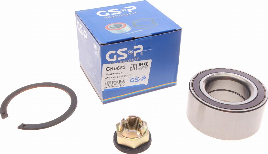 GSP GK6683 - Kit cuscinetto ruota autozon.pro