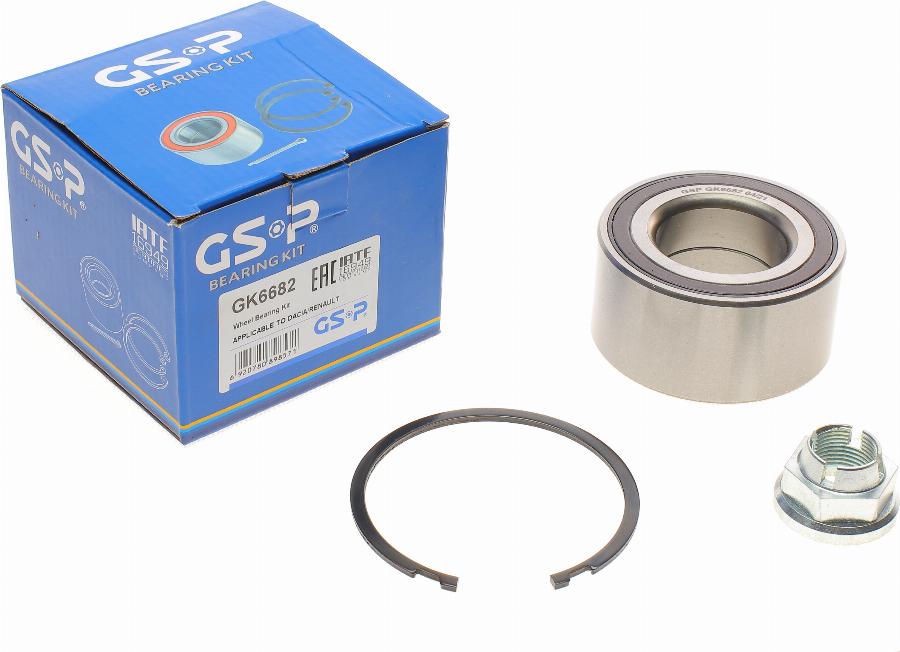 GSP GK6682 - Kit cuscinetto ruota autozon.pro