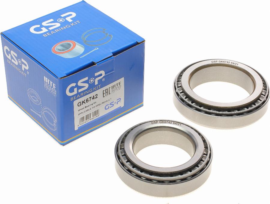 GSP GK6742 - Kit cuscinetto ruota autozon.pro