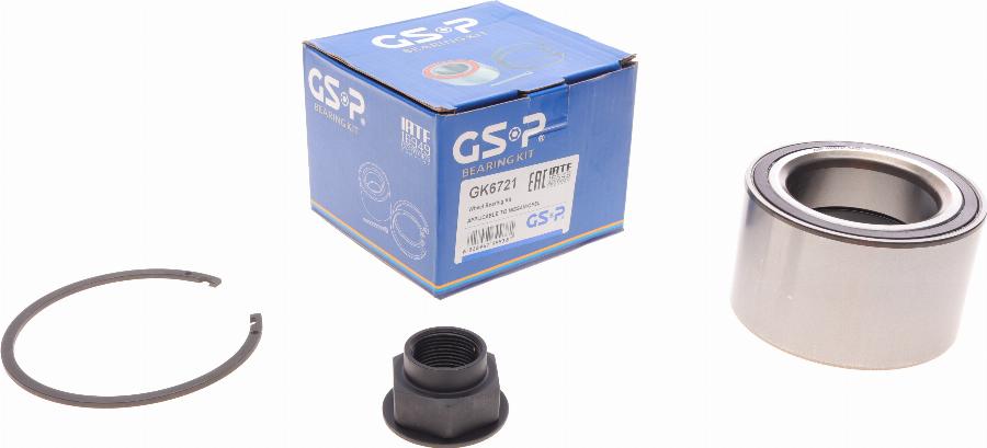 GSP GK6721 - Kit cuscinetto ruota autozon.pro