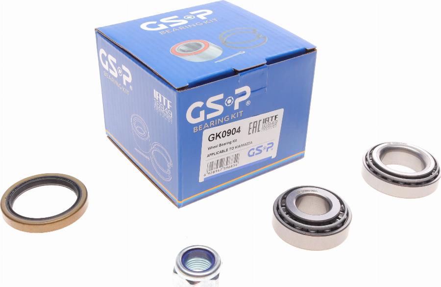 GSP GK0904 - Kit cuscinetto ruota autozon.pro