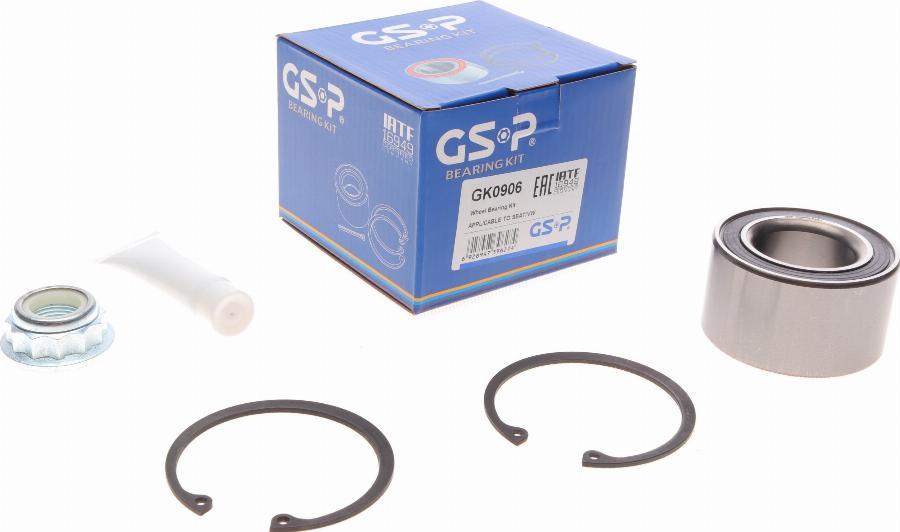 GSP GK0906 - Kit cuscinetto ruota autozon.pro