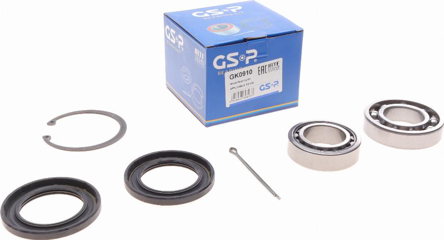 GSP GK0910 - Kit cuscinetto ruota autozon.pro