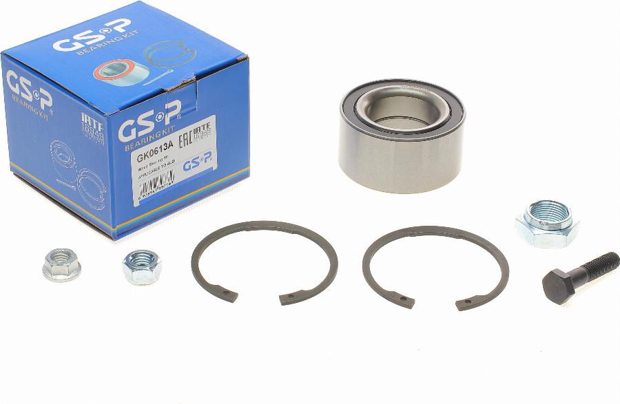 GSP GK0613A - Kit cuscinetto ruota autozon.pro