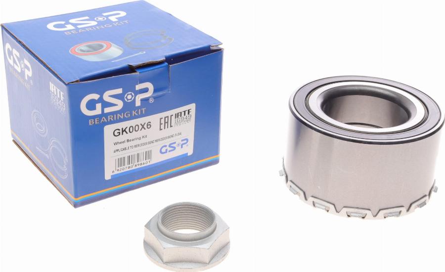 GSP GK00X6 - Kit cuscinetto ruota autozon.pro