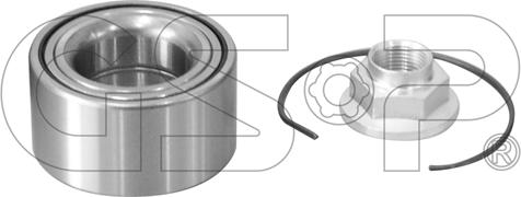 GSP GK00X11 - Kit cuscinetto ruota autozon.pro