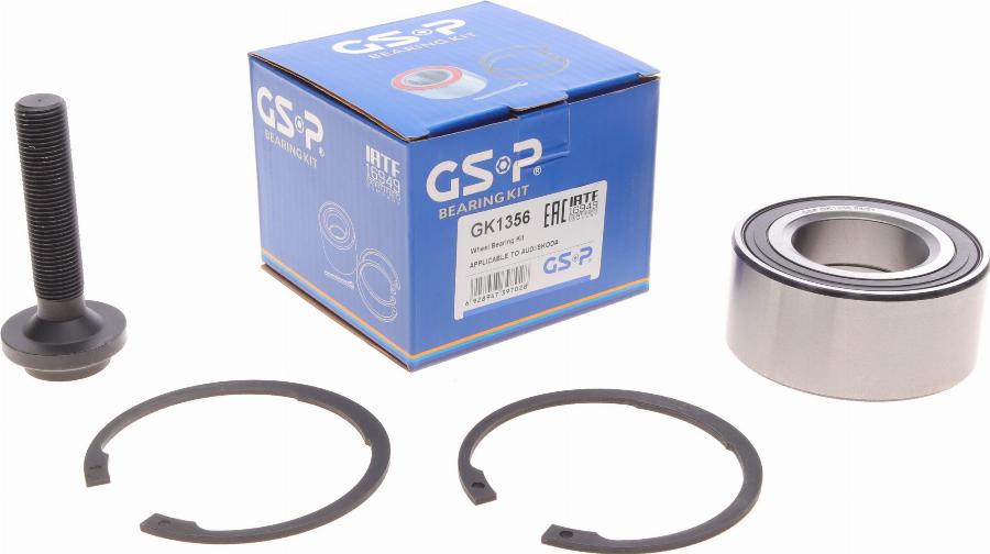 GSP GK1356 - Kit cuscinetto ruota autozon.pro