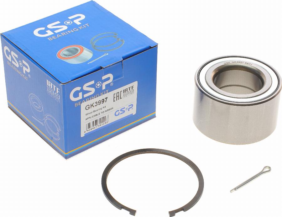 GSP GK3997 - Kit cuscinetto ruota autozon.pro