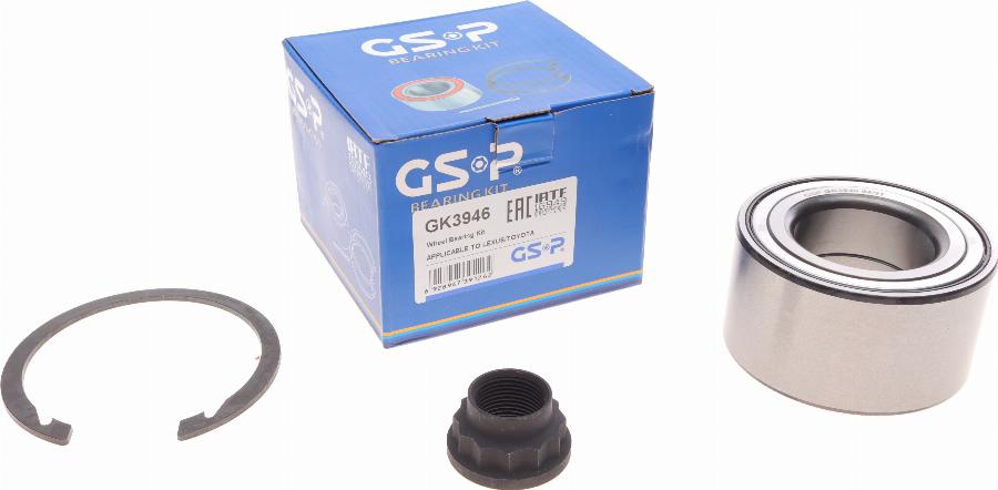 GSP GK3946 - Kit cuscinetto ruota autozon.pro