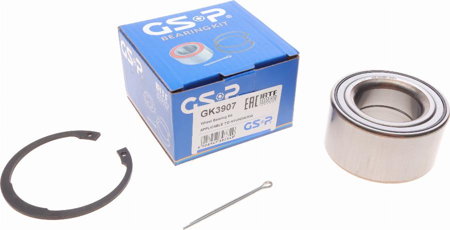 GSP GK3907 - Kit cuscinetto ruota autozon.pro