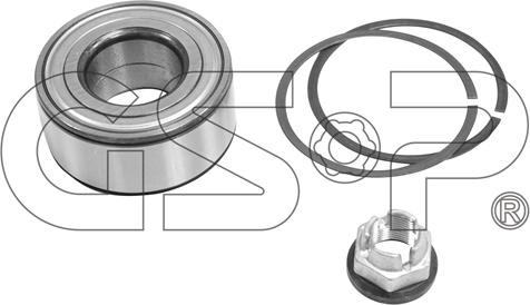 GSP GK3495 - Kit cuscinetto ruota autozon.pro