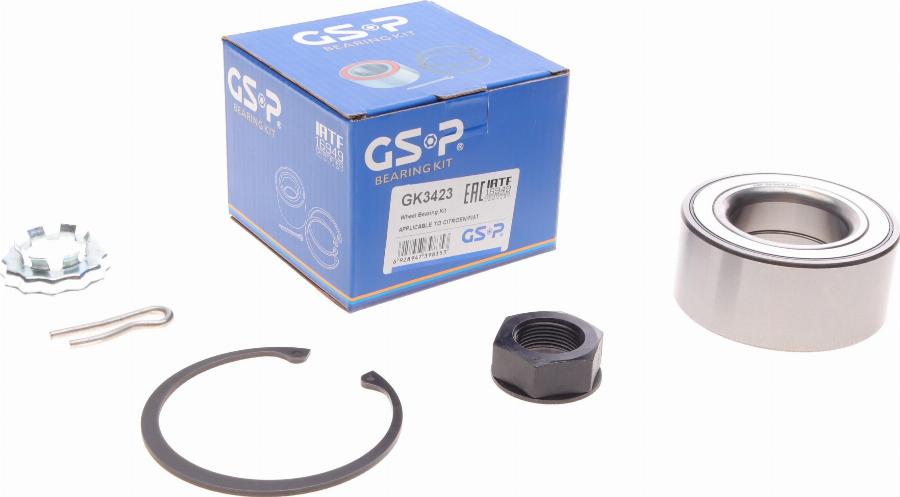 GSP GK3423 - Kit cuscinetto ruota autozon.pro