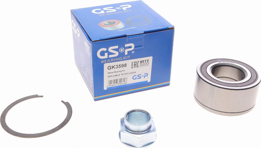 GSP GK3598 - Kit cuscinetto ruota autozon.pro