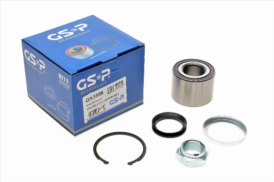 GSP GK3556 - Kit cuscinetto ruota autozon.pro