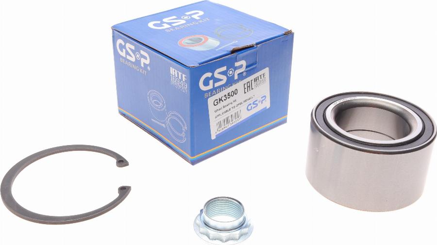 GSP GK3500 - Kit cuscinetto ruota autozon.pro