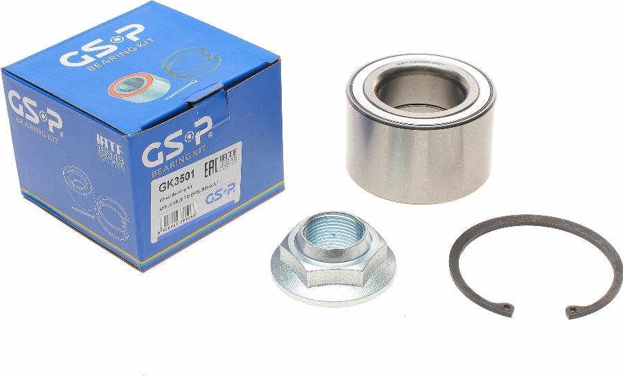 GSP GK3501 - Kit cuscinetto ruota autozon.pro