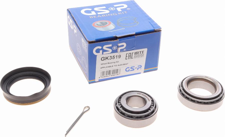 GSP GK3519 - Kit cuscinetto ruota autozon.pro