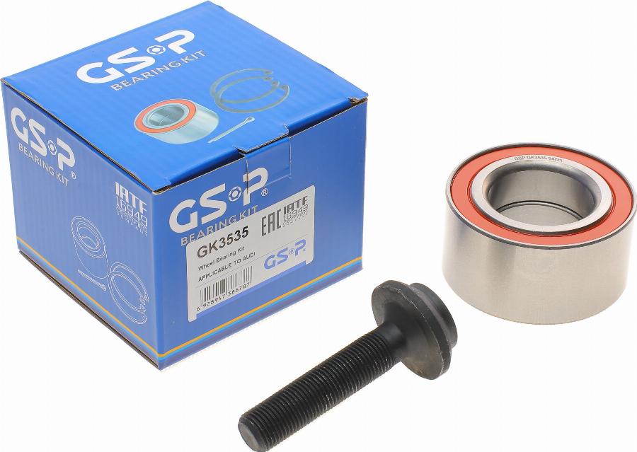 GSP GK3535 - Kit cuscinetto ruota autozon.pro