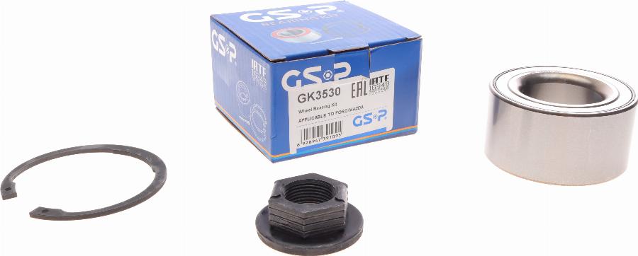 GSP GK3530 - Kit cuscinetto ruota autozon.pro