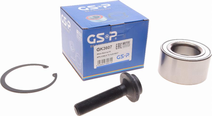 GSP GK3607 - Kit cuscinetto ruota autozon.pro