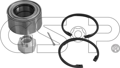 GSP GK3785 - Kit cuscinetto ruota autozon.pro