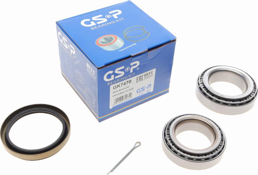 GSP GK7470 - Kit cuscinetto ruota autozon.pro