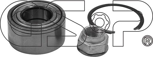 GSP GKX0012 - Kit cuscinetto ruota autozon.pro