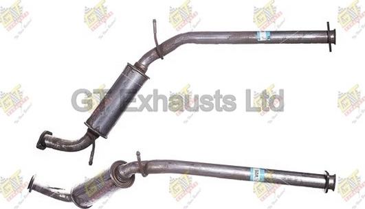 GT Exhausts GAR215 - Silenziatore centrale autozon.pro