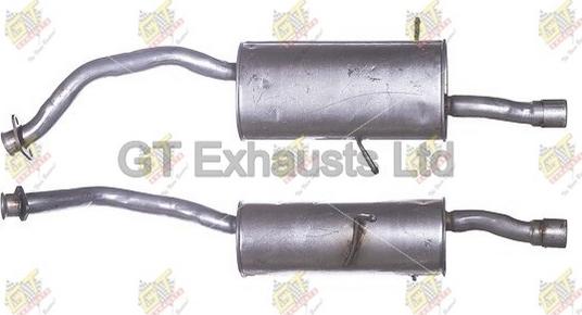 GT Exhausts GAR216 - Silenziatore posteriore autozon.pro