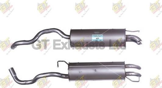 GT Exhausts GAU275 - Silenziatore posteriore autozon.pro