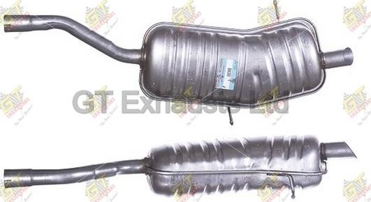 GT Exhausts GBM366 - Silenziatore posteriore autozon.pro